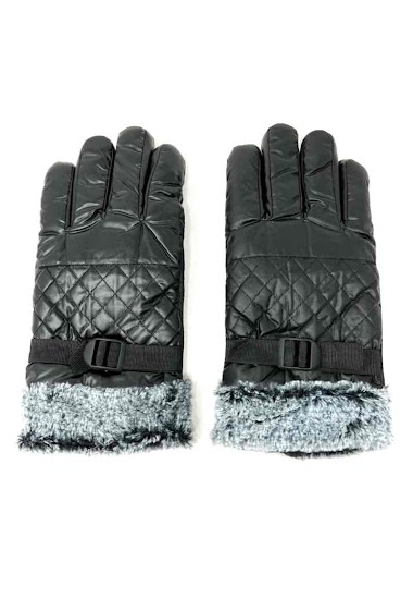 Wholesaler DH DIFFUSION - Men touch gloves fur lining