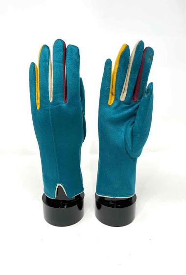 Großhändler DH DIFFUSION - Women Touch gloves Multicolor Fur Lining