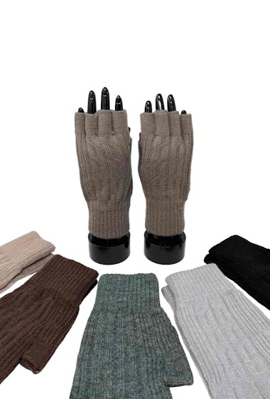 Wholesaler DH DIFFUSION - Mitten touch gloves for Men Unisex - Double thickness Extra Warm