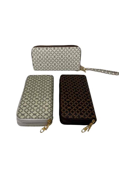 Wholesaler DH DIFFUSION - Woman Wallets Cash Cards Coins Compartments