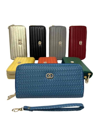 Wholesalers DH DIFFUSION - Woman Wallets Cash Cards Coins Compartments