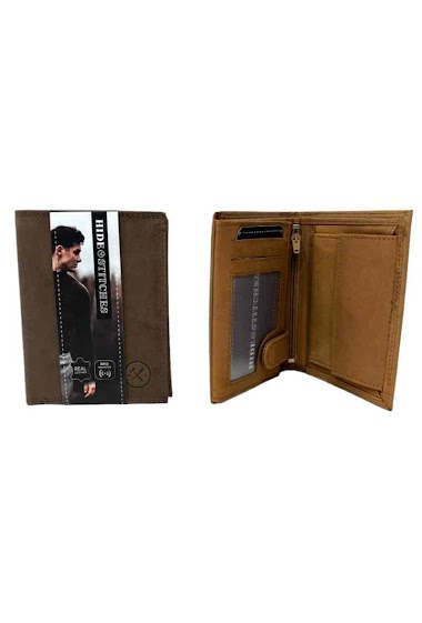 Wholesaler DH DIFFUSION - Leather Wallets RFID Protection