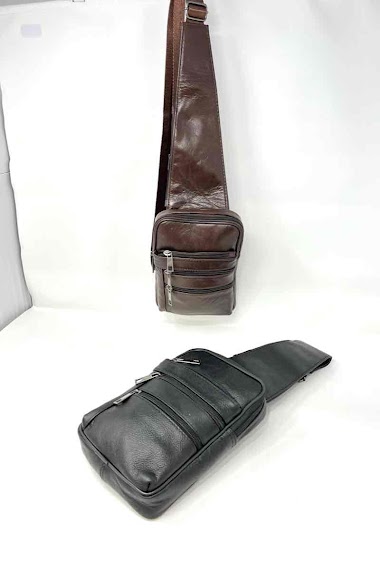 Wholesaler DH DIFFUSION - Leather Waist Oyster bag