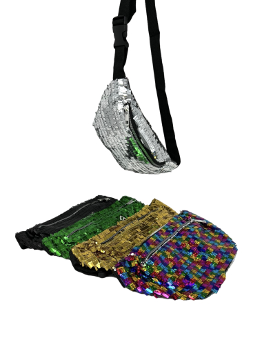 Grossiste DH DIFFUSION - Sac Banane Synthétique Paillettes