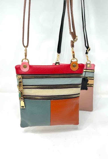 Wholesaler DH DIFFUSION - Multicolor bag 100% leather