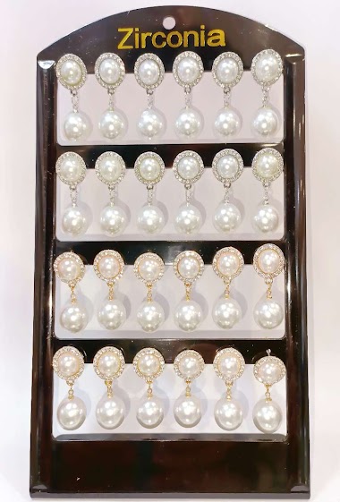 Wholesaler Diamond - Pearl pendant package bo pearl