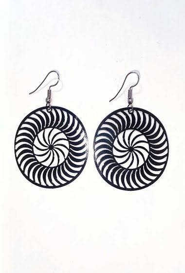 Wholesaler Diamond - Snail earring