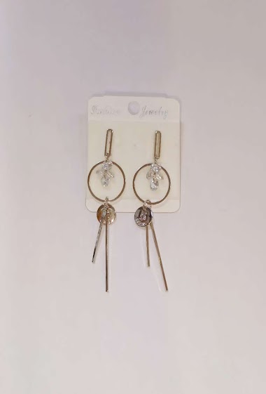 Wholesaler Diamond - 5 paris round earring