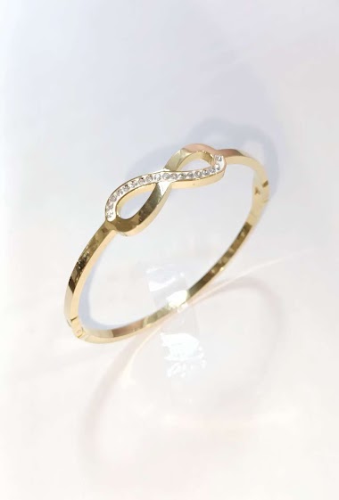 Grossiste Diamond - Bracelet acier infini