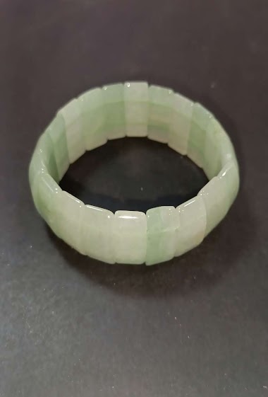 Wholesaler Diamond - Bracelet aventurine rectangle allonge