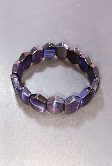 Wholesaler Diamond - Bracelet oeil de faucon hexagonale