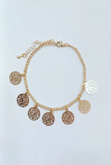 Wholesaler Diamond - Tree of life pendant bracelet