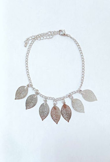 Wholesaler Diamond - Leaf pendant bracelet