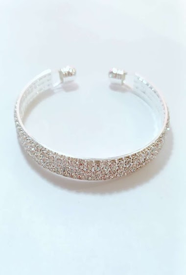 Grossiste Diamond - Bracelet strass 3 ligne