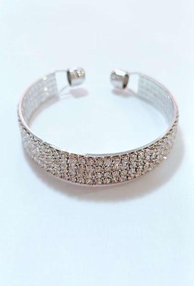 Grossiste Diamond - Bracelet strass 4 ligne