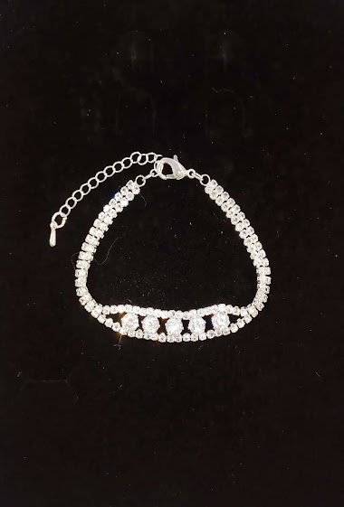 Wholesaler Diamond - Strass 5 zirconium bracelet