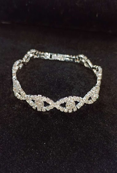 Grossiste Diamond - Bracelet strass infini strass