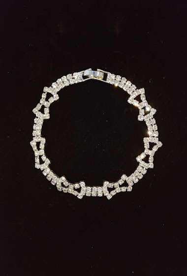 Grossiste Diamond - Bracelet strass noeux