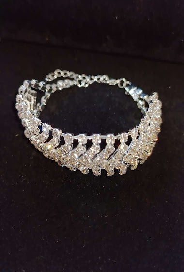 Grossiste Diamond - Bracelet strass pointu