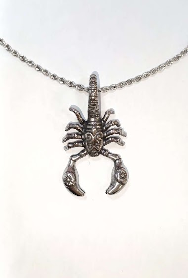 Mayorista Diamond - Scorpion steel necklace