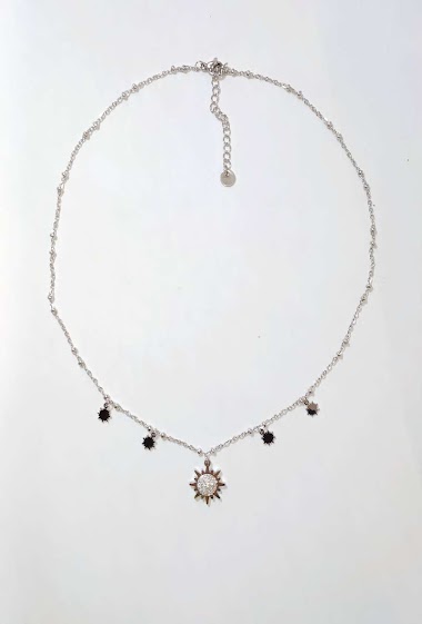 Großhändler Diamond - Sun steel necklace