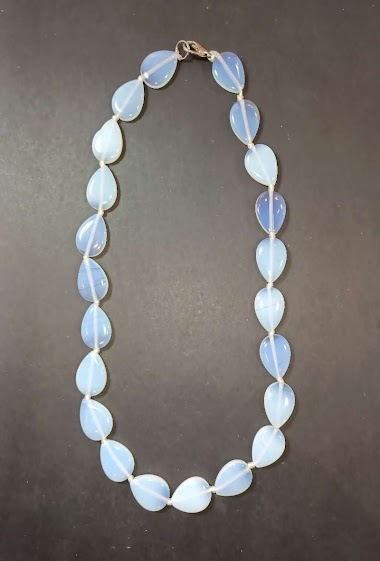 Wholesaler Diamond - Opaline drop necklace