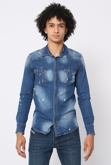 Grossiste Lysande - Chemises jeans homme