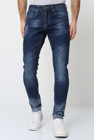 Wholesaler Lysande - Jeans bleu délavé slim