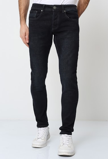 Großhändler Lysande - Schmale dunkle Jeans