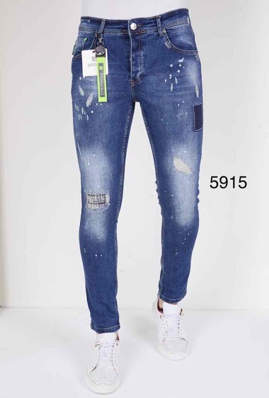 Großhändler Lysande - blaue trendige Jeans