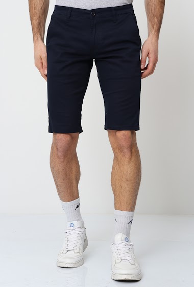 Großhändler Lysande - Marineblaue Chino-Shorts