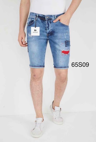 Großhändler Lysande - Blaue Jeans-Shorts