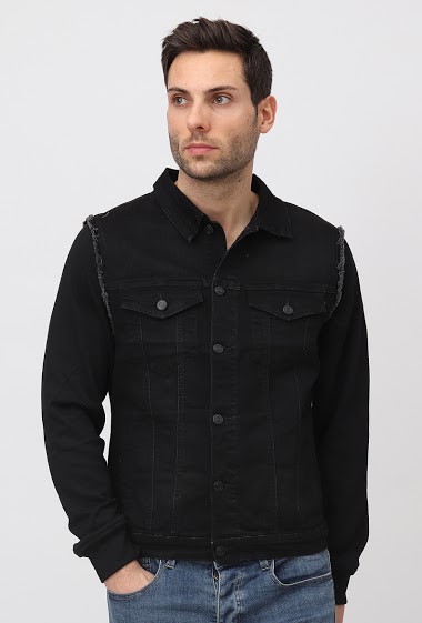 Wholesaler Lysande - denim black jacket