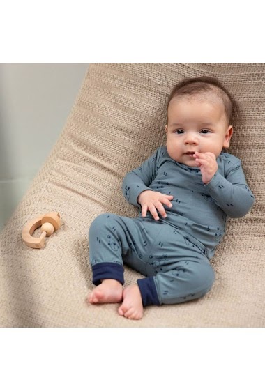 Grossiste KOKO NOKO - Tee-shirt manches longues bébé garçon en coton bio