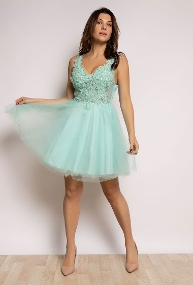 Wholesaler DIVA FASHION - Lace and tulle dress