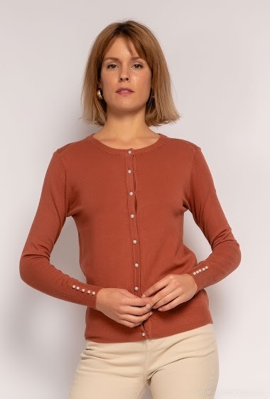 Großhändler CMP55 - Cardigan with pearly buttons