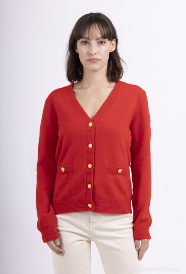 Wholesaler Dix-onze - Very soft round neck sweater with cashmere touch