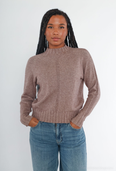 Grossiste Dix-onze - Pull ample col cheminé