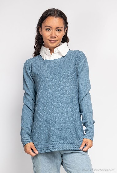 Wholesaler Dix-onze - Sweater with fabric