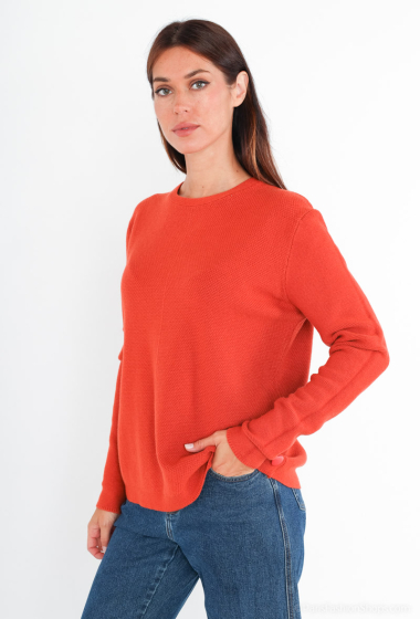 Grossiste Dix-onze - Pull col rond avec boutons recouverts