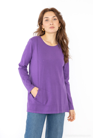 Grossiste Dix-onze - pull col rond
