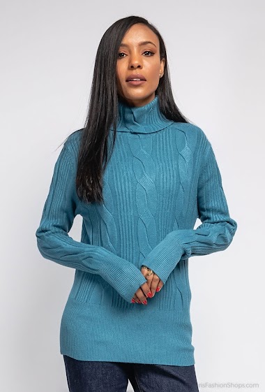 Wholesaler Dix-onze - Soft twisted turtleneck sweater