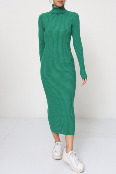 Wholesaler Dix-onze - Long v-neck sweater dress