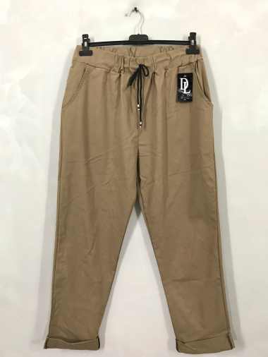 Wholesaler D&L Creation - Bengaline pants with drawstring