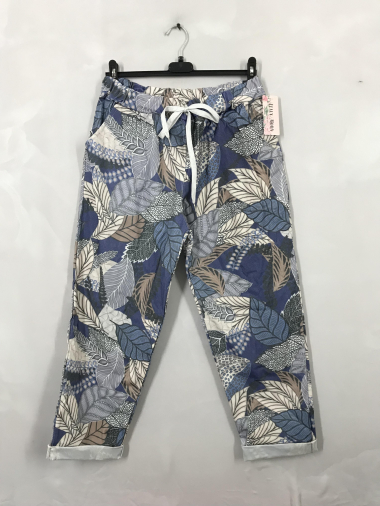 Wholesaler D&L Creation - Big size floral pants