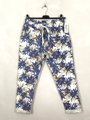 Wholesaler D&L Creation - Foliage print pants