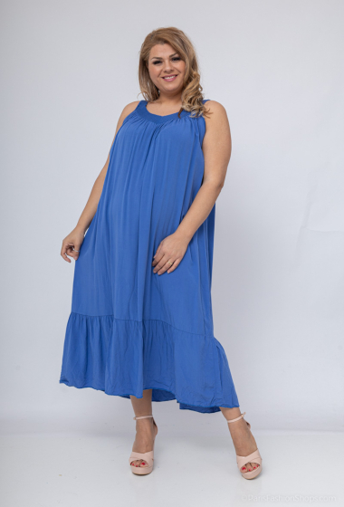 Wholesaler D&L Creation - Plus size long plain dress