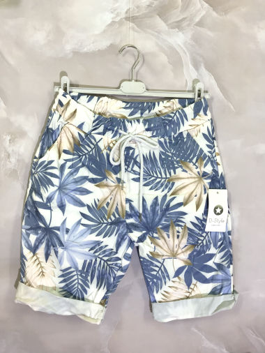 Wholesaler D&L Creation - Foliage print shorts