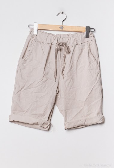 Wholesalers D&L Creation - Plain shorts with lace