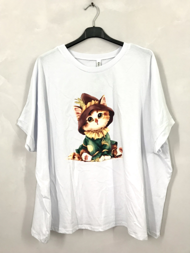 Wholesaler D&L Creation - Wide t-shirt with print